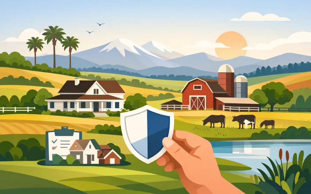Insurance for Homes With Acreage in California